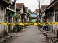 Eks anggota Kopassus Muhammad Fahrul menjadi korban pembacokan di kawasan perumahan Cakung Timur, Jakarta Timur, usai cekcok dengan tetangganya perihal renovasi rumah (Ig/@inikanjakarta).
